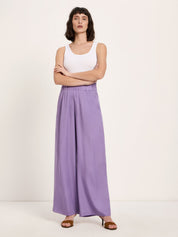 Wide-Leg Trousers - Purple Haze