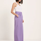 Wide-Leg Trousers - Purple Haze
