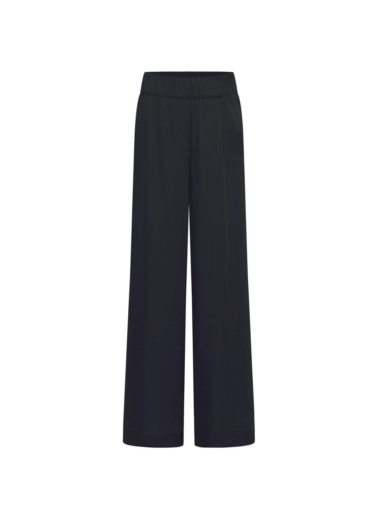 Wide-Leg Trousers - Midnight Blue