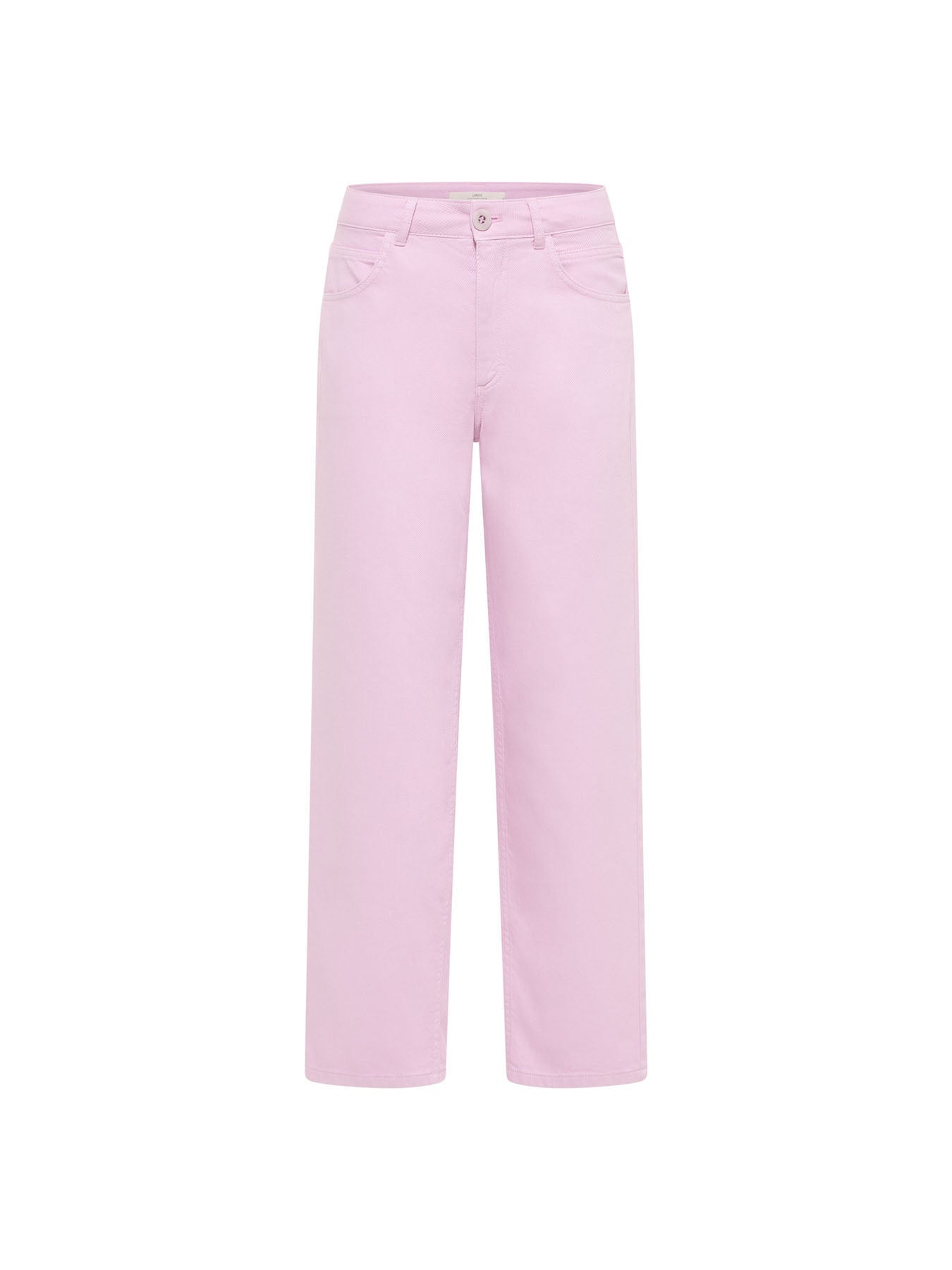 LANIUS Straight Leg Trousers (GOTS) in orchid – organic cotton, 99things.ch