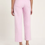 LANIUS Straight Leg Trousers (GOTS) in orchid – organic cotton, 99things.ch
