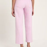 LANIUS Straight Leg Trousers (GOTS) in orchid – organic cotton, 99things.ch