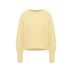 LANIUS Raglan Sweater in pastel sun melange stripes – alpaca & virgin wool, 99things.ch