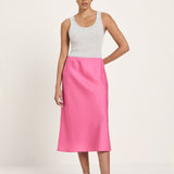 TENCEL™ Midi Skirt - Bright Orchid