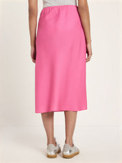TENCEL™ Midi Skirt - Bright Orchid