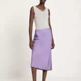 TENCEL™ Midi Skirt — Purple Haze