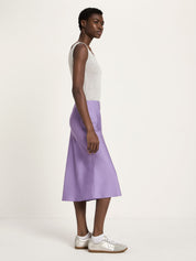 TENCEL™ Midi Skirt — Purple Haze