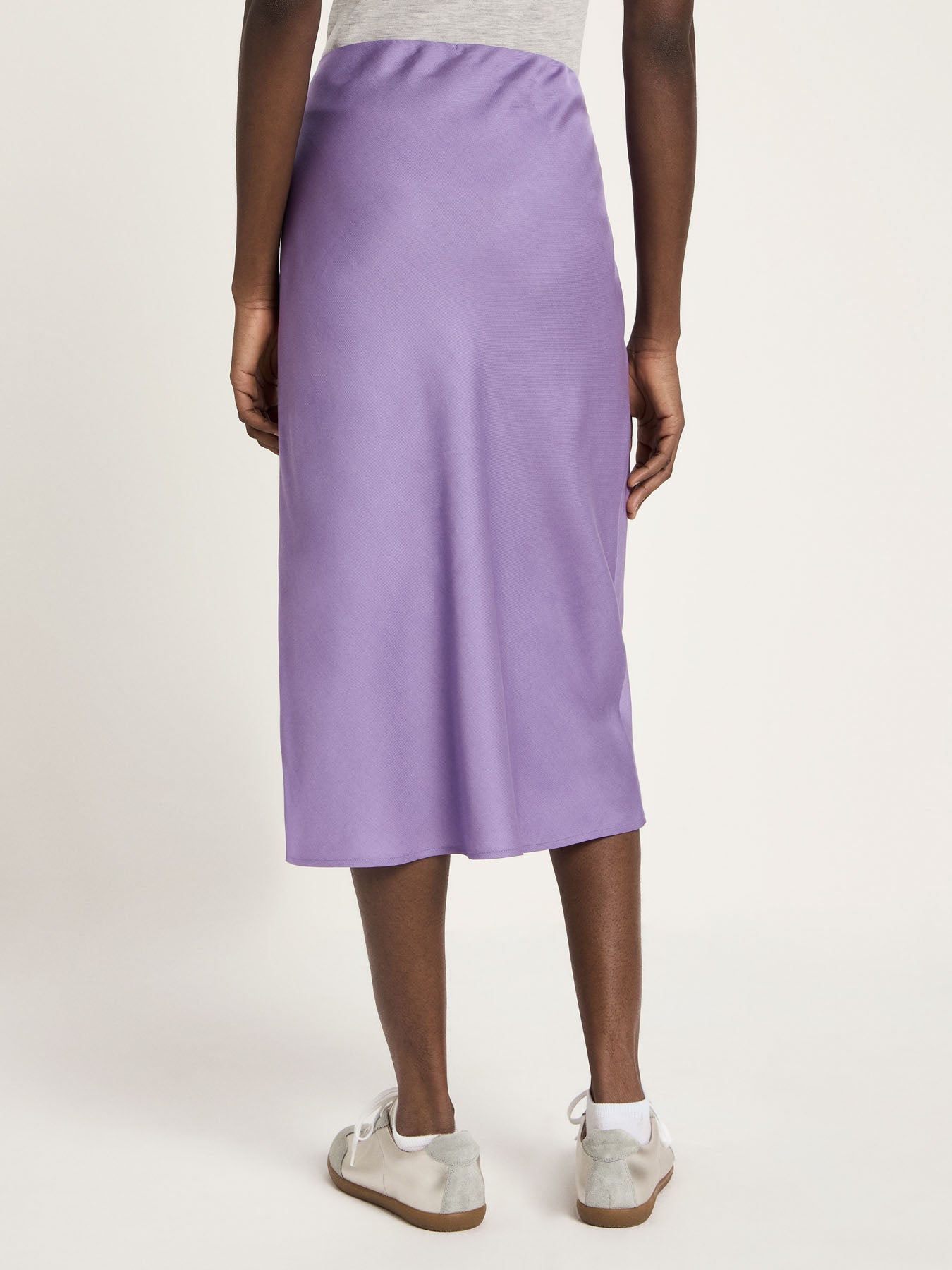 TENCEL™ Midi Skirt — Purple Haze