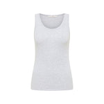 LANIUS Top (GOTS) in grey melange – organic cotton, 99things.ch