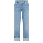 LANIUS Jeans with Turn-Up (GOTS) in light blue denim – organic cotton, 99things.ch