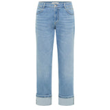 LANIUS Jeans with Turn-Up (GOTS) in light blue denim – organic cotton, 99things.ch
