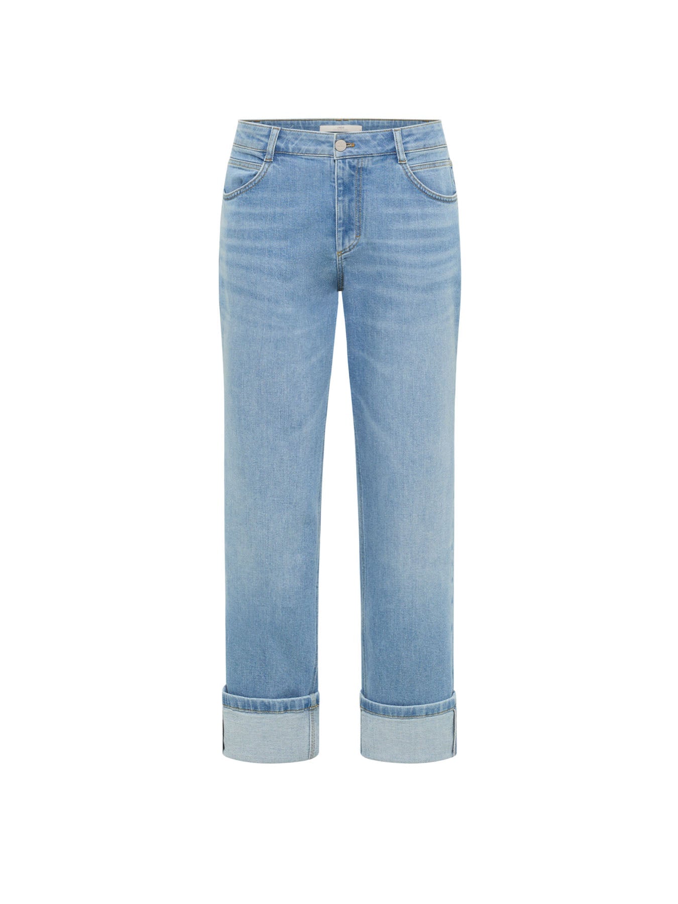 LANIUS Jeans with Turn-Up (GOTS) in light blue denim – organic cotton, 99things.ch