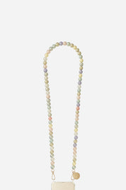 Ilana Iridescent Beaded Phone Chain - Pastel