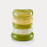 Luv AJ Formentera Bangle Set in green