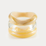 Luv AJ Formentera Bangle Set in yellow