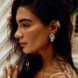 Luv AJ Palma Shell Studs on model