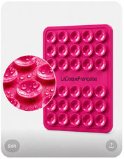 Pink Silicone Phone Grip