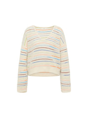 Striped Alpaca-Blend Sweater — Multicolour