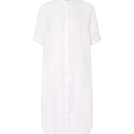 MMArleth white linen dress product image showing relaxed straight silhouette