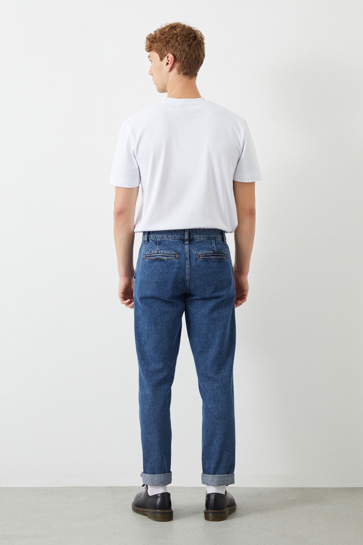 Vin Carrot Fit Vintage Wash Organic Fabric Men's Jeans
