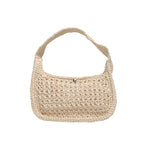 Atelier Bagatelle Riviera Raffia Bag in off white, product view – 99things.ch