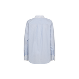 Mos Mosh Elinda stripe lace shirt in Brunnera blue, back view – 99things.ch