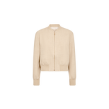 Mos Mosh Cate Flair bomber jacket in twill, front view – 99things.ch