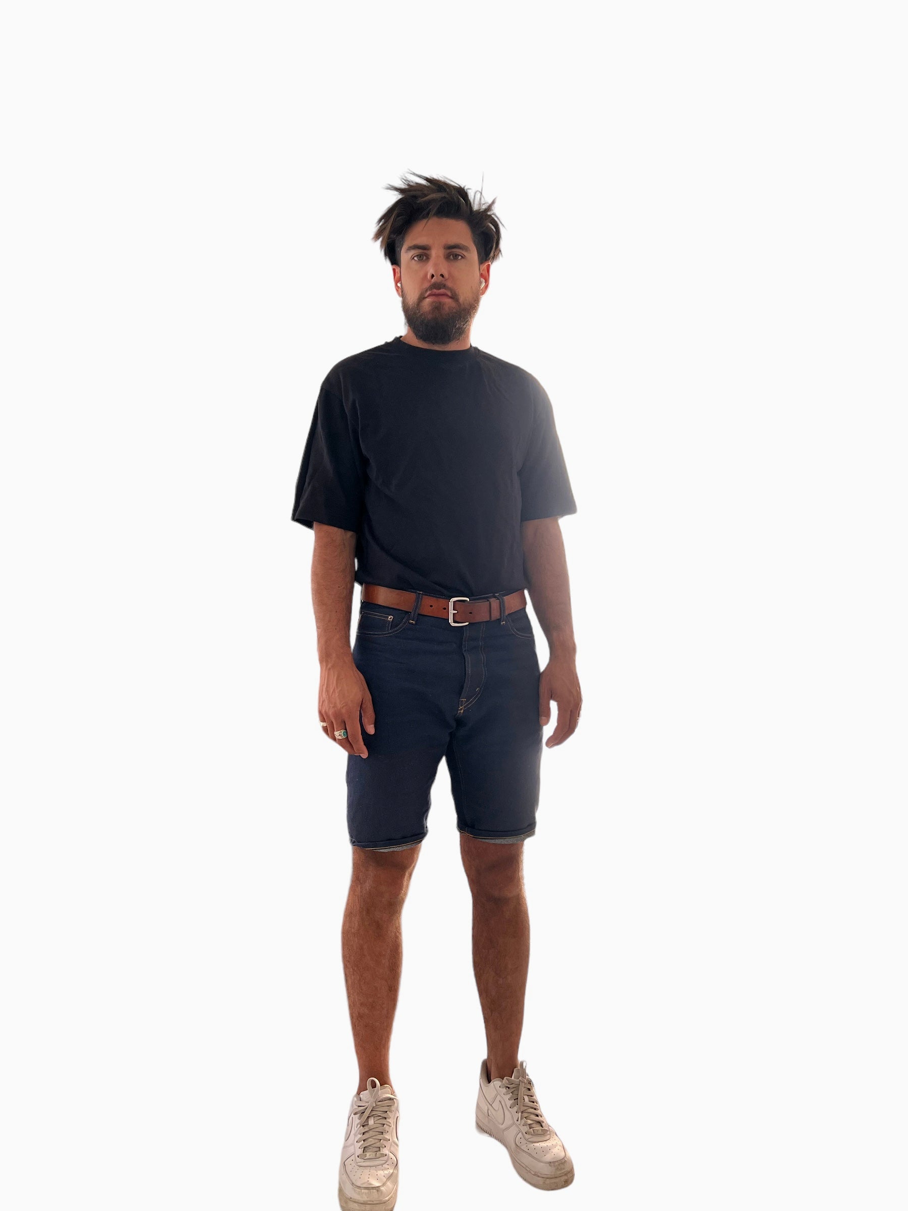 Men's Fit Mixed Cut Shorts | Blue