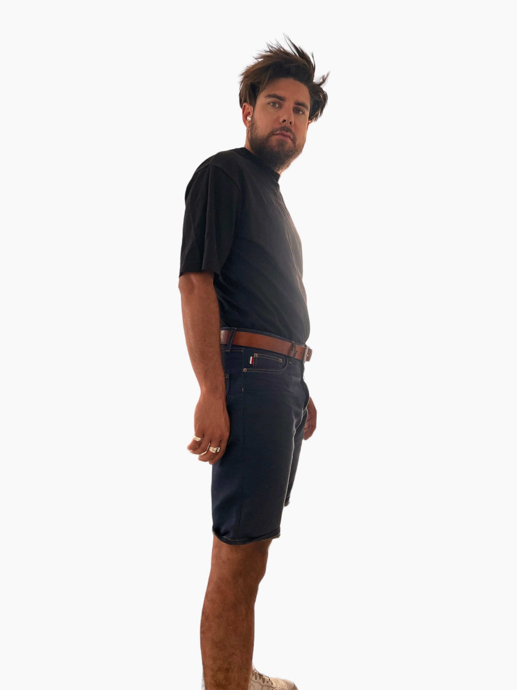 Bleu des Pentes Men's Fit Mixed Cut Shorts | Blue