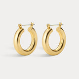 Luv AJ Baby Amalfi Tube Hoops in gold
