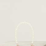 Agathe White Beaded Phone Chain stylish hands-free smartphone accessory with elegant white beads