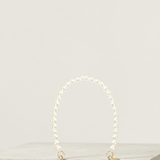 Agathe White Beaded Phone Chain stylish hands-free smartphone accessory with elegant white beads