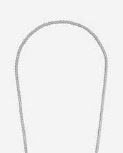 Amalya White Beaded Phone Chain 120cm elegant crossbody smartphone accessory with white decorative beads