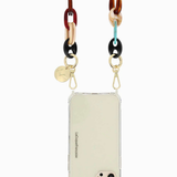 Amber Multicolor Resin Phone Chain 120cm colorful crossbody smartphone accessory with resin links