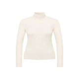 Top col roulé – Crème
