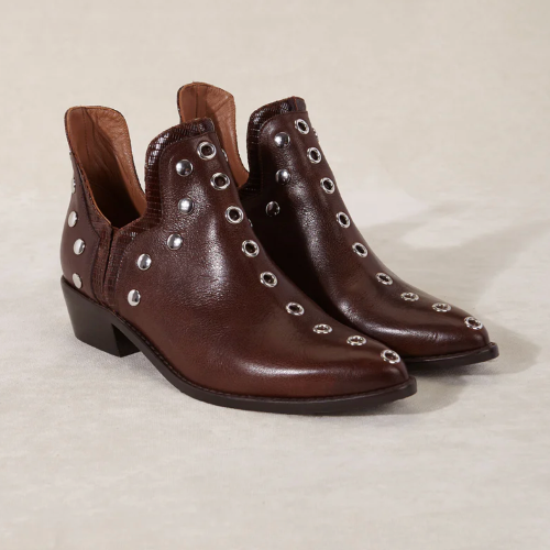 Bottes Punky Chocolat 4 cm