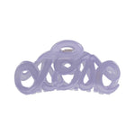 Bon Dep Love Hair Claw 8cm in lavender acetate