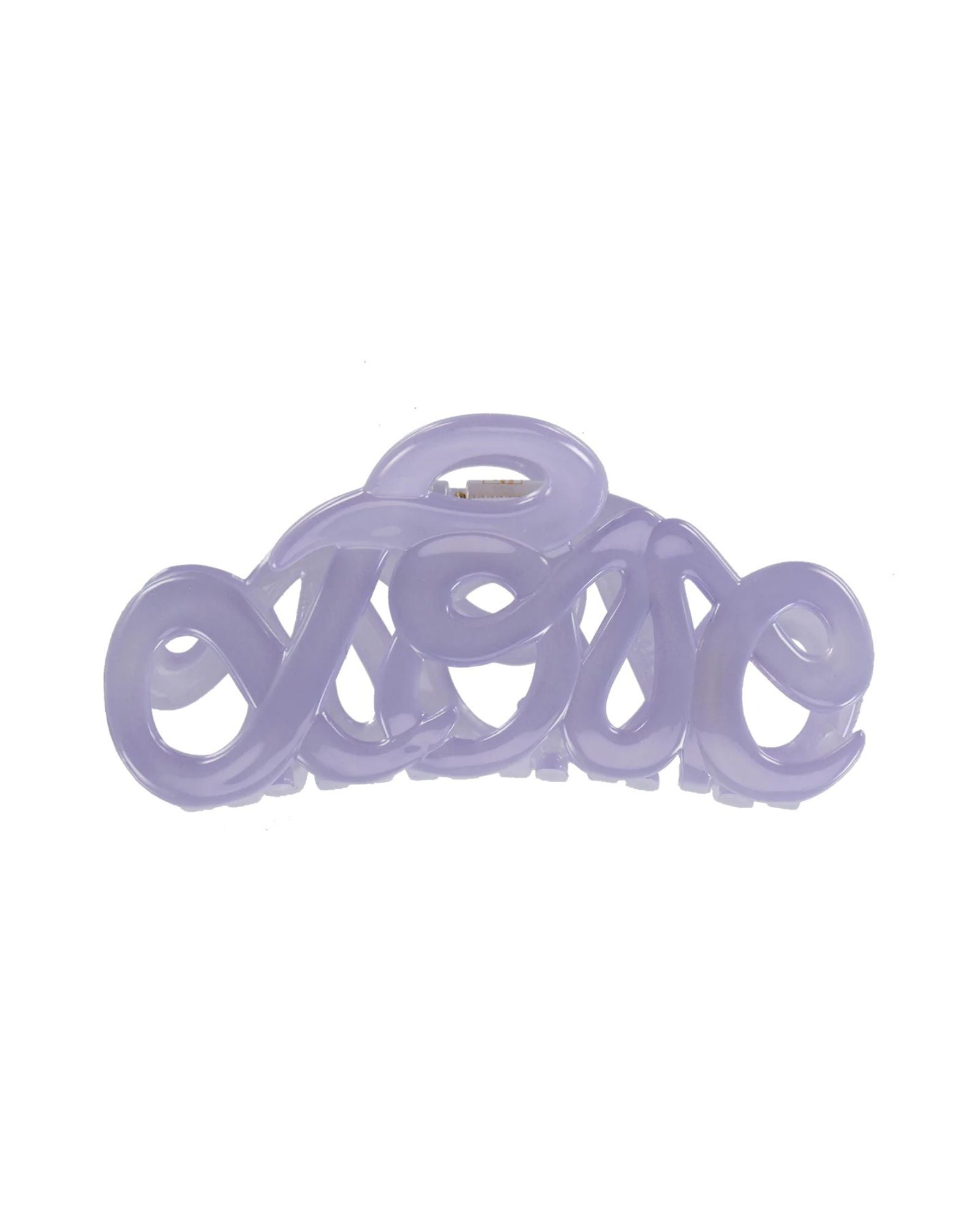 Bon Dep Love Hair Claw 8cm in lavender acetate