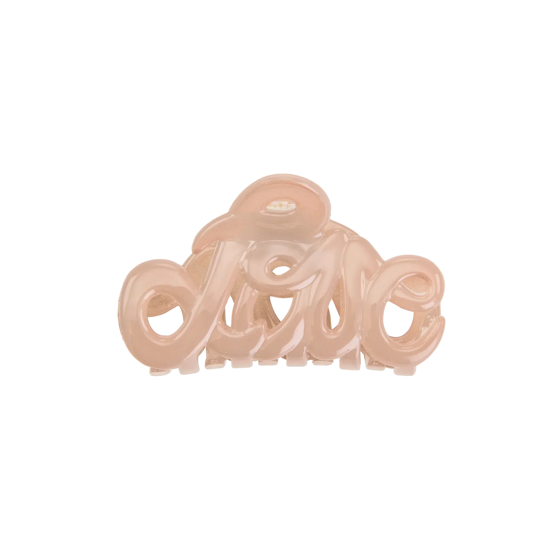 Bon Dep Love Hair Claw 5cm in blush acetate