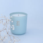 BYKOKO Amalfi Coast scented candle styled with dried flowers