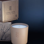 BYKOKO Golden Amber scented candle with its gift box