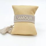L'AMOUR Statement Woven Bracelet