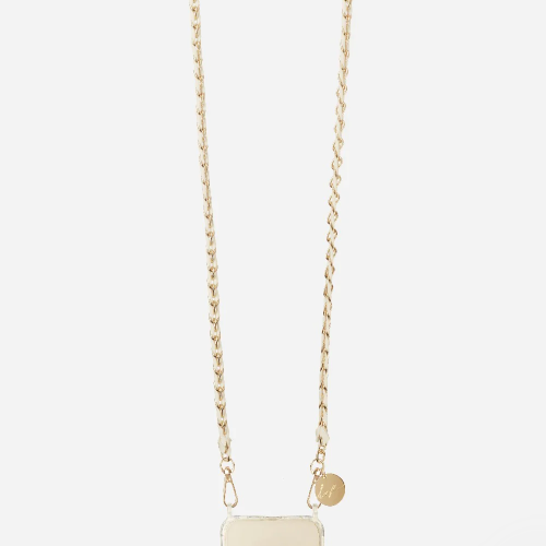 Lou Braided Phone Chain - White
