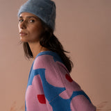 COLORUSH Byron beanie in Stonewash, three-quarter back view
