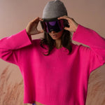 Carmen V-Neck Jumper – Pink Panther – view 5