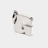 Coluri letter G charm in silver, 28 mm