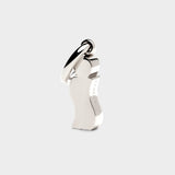 Coluri letter I charm in silver, 28 mm