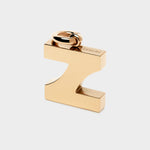 Coluri letter Z charm in gold, 28 mm