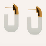 Coluri Lorde Link Earrings in Snow