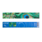 Peacock Feathers Hand Fan – Bamboo & Fabric